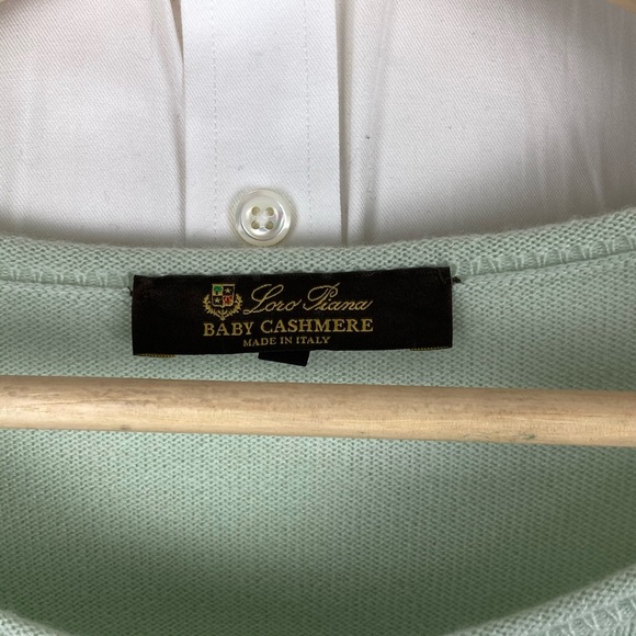 NWOT Loro Piana Baby Cashmere Sweater Shirt Top - Picture 2 of 8